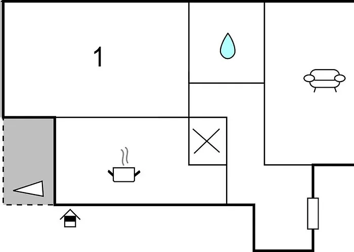 公寓 1 Bedroom Awesome In 基亚瓦里